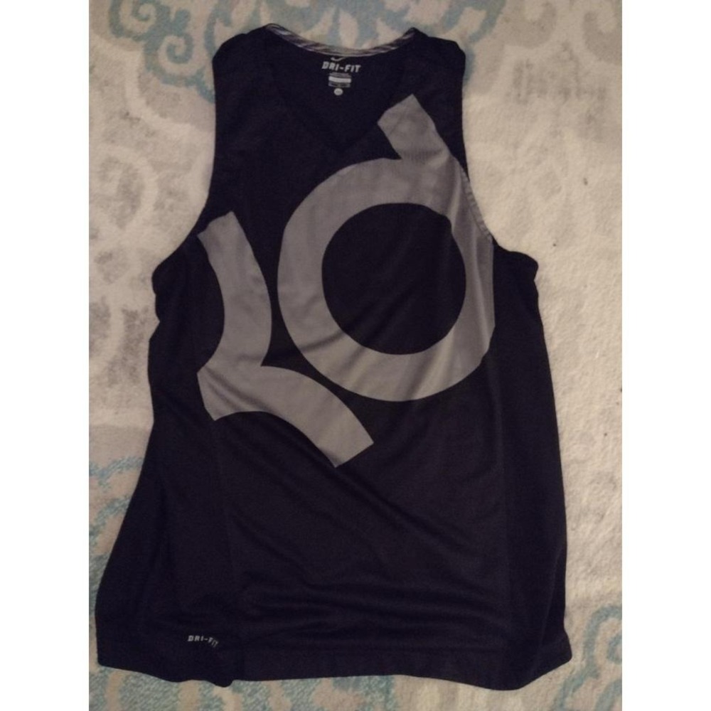 Kevin Durant hyper elite black Nike dri fit boys XL tank top